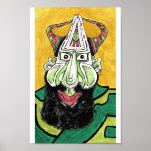 Grün mit ? poster
