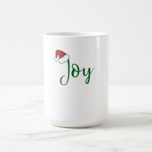Grün mit Weihnachtsmannmütze Verwandlungstasse