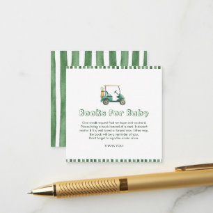 Grün neu im Club Golf Cart Bücher für Baby Begleitkarte