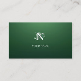 Grün Nouveau Visitenkarte