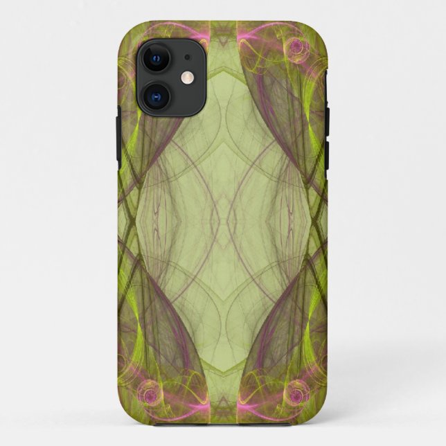 Grün & Pink iPhone 5 Case-Mate Barely There Hülle (Rückseite)