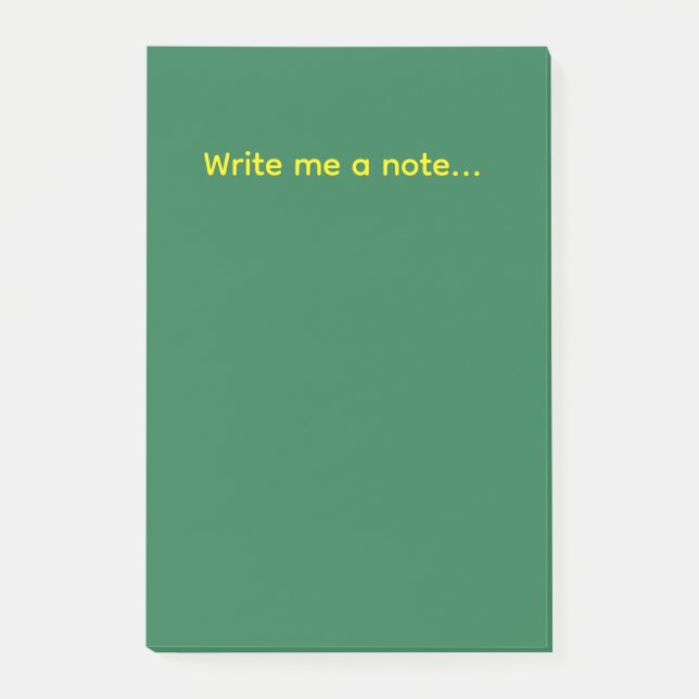 Grün Post-it Klebezettel (Vorderseite)