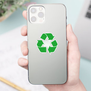 grün Recycelnd Symbol Aufkleber