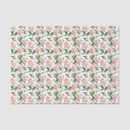 Grün rosa Weihnachtsgebäck Blume Aquarell Seidenpapier