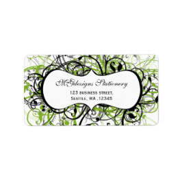 grün, Rücksendekennzeichen Adressaufkleber