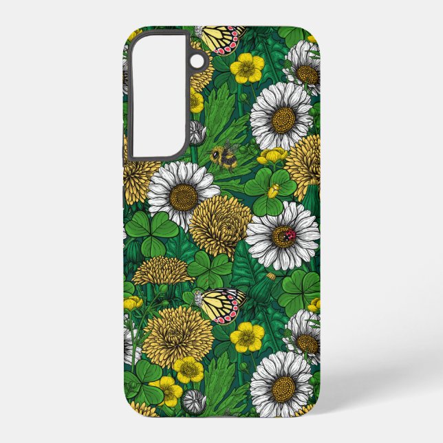 Grün Samsung Galaxy Hülle (Rückseite)