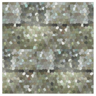 Grün schattiert Buntglas-Baumwolle Stoff