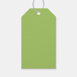 Grün, Schlicht hellgrün, kräftig, leicht grün Geschenkanhänger