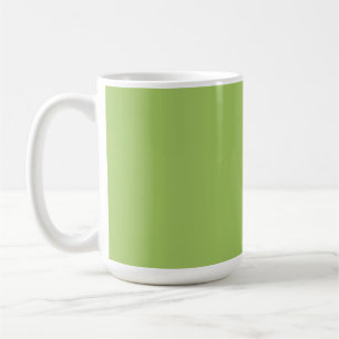 Grün, Schlicht hellgrün, kräftig, leicht grün Kaffeetasse