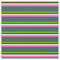 Grün, Schwarz, Gelb, Hot Pink & Dark Slate Grau