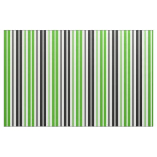 Grün Schwarz Weiß Streifen Muster Design Stoff
