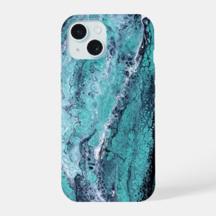 Grün-schwarzes Wirbel-Case von Case-Mate iPhone 15 Hülle