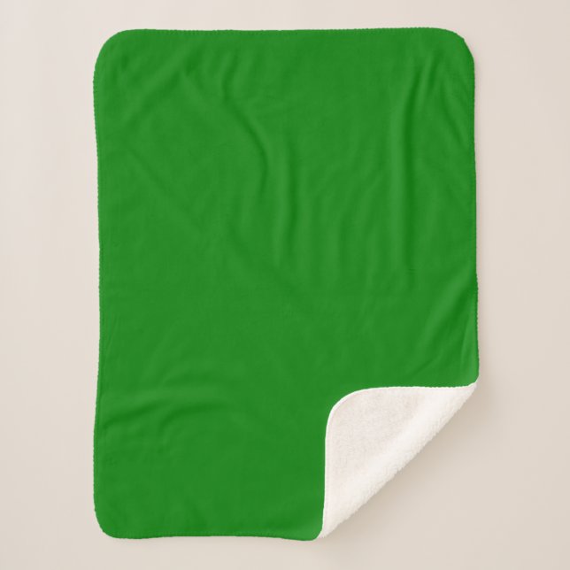 Grün Sherpadecke (Vorderseite)