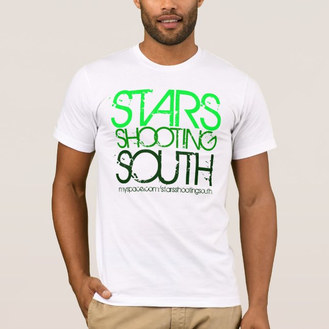 Grün spielt Schießen-Süden die Hauptrolle T-Shirt (Vorderseite)