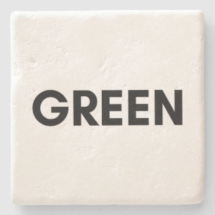 grün steinuntersetzer