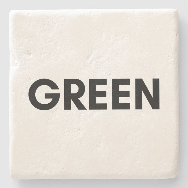 grün steinuntersetzer (Vorderseite)