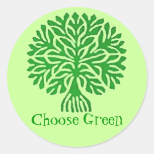 Grün Sticker auswählen