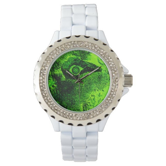 Grün suchen armbanduhr (Vorderseite)