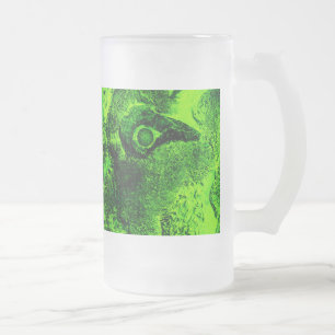 Grün suchen mattglas bierglas