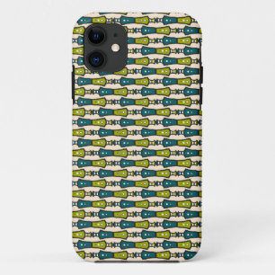 Grün Teal Schwarz Creme Tribal iPhone 5/5s Hülle