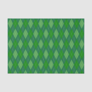 Grün tont Rauten-Muster-Seidenpapier Seidenpapier