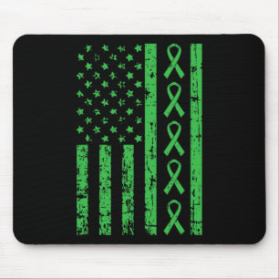 Grün tragen für meine Brustkrebserkrankung Mousepad