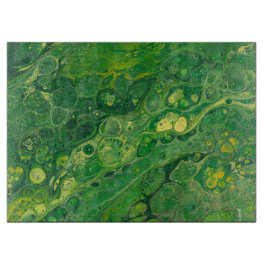 Grün u. färben Sie | abstraktes Schneidebrett