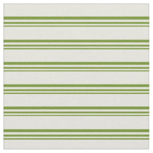 Grün und Beige, farbig, Linse/Streifen Stoff