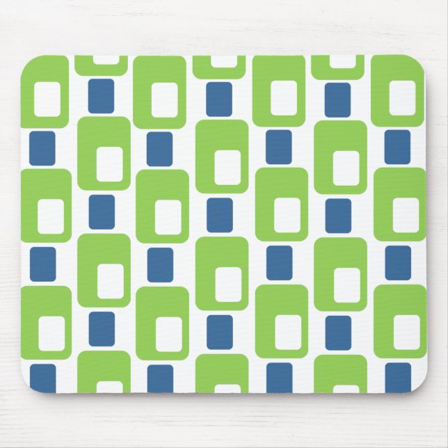 Grün und Blau Mousepad (Vorne)