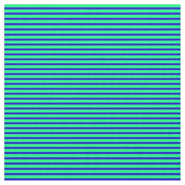 Grün und Blau Streifen/Linse Muster Stoff (Nahaufnahme)