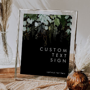 Grün und Gold   Schwarze Karten und individuelle G Poster