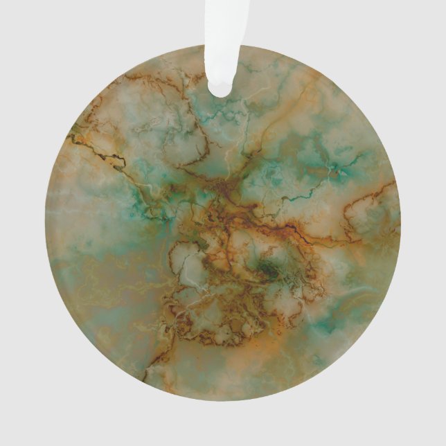 Grün und Goldmarmor Ornament (Vorderseite)