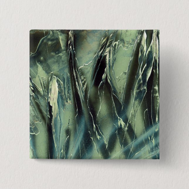 Grün und Grau bis Schwarz Button (Vorderseite)