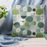 Grün und Grau Mitte des Jahrhunderts modern Kissen<br><div class="desc">Dieses Design kann durch Auswahl der Option Design bearbeiten personalisiert werden. Sie können auch auf andere Gegenstände übertragen. Kontaktieren Sie mich unter colorflowcreations@gmail.com oder nutzen Sie die Chat-Option oben auf der Seite, wenn Sie dieses Design auf einem anderen Produkt haben möchten oder Hilfe benötigen. Sehen Sie mehr von meinen Designs...</div>