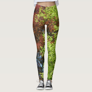Grün- und Kupferbuche Leggings