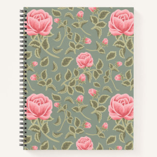 Grün und Rosa Notizbuch