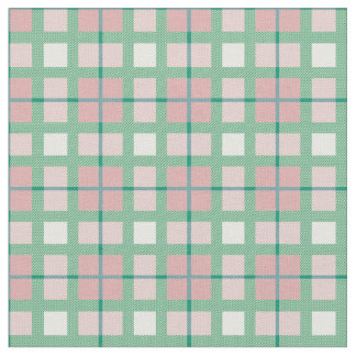 grün und rosa Tartan-Zellmuster Stoff