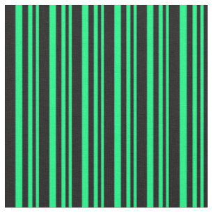 Grün- und Schwarz-Linenmuster Stoff