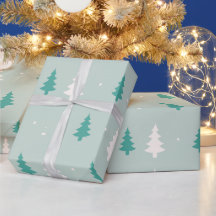 Grün und Weiß Weihnachtsbaum Moderne Weihnachten