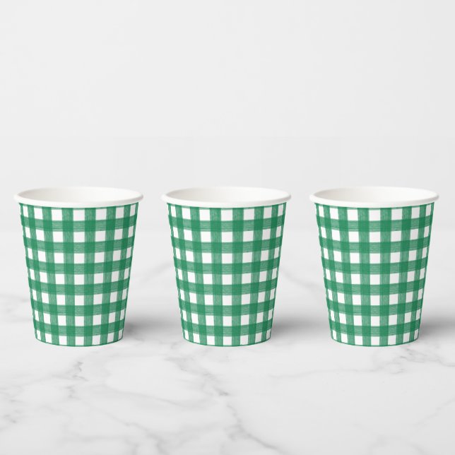 Grün- und Weißpapier-Cup Pappbecher (Multi)