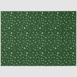 Grün- und Weißschneeflocke Seidenpapier