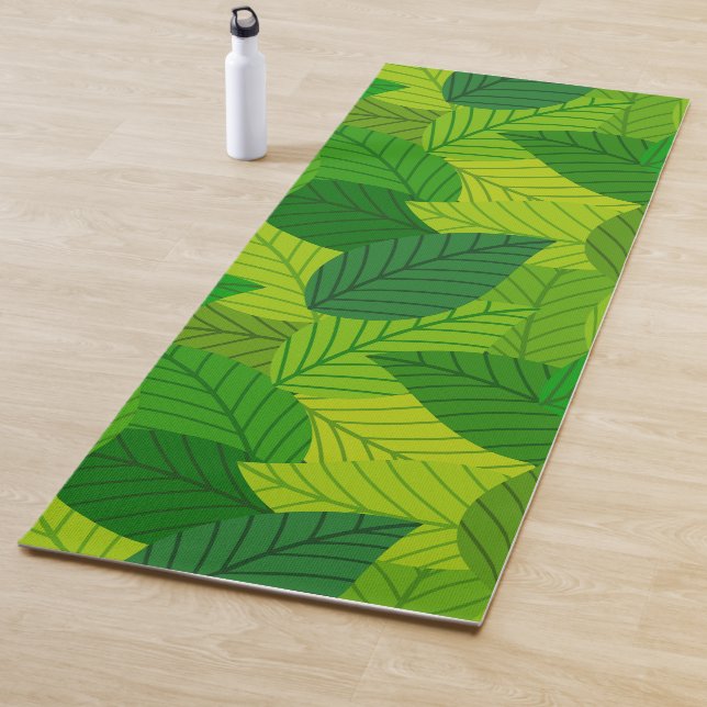 Grün verlasse Yogamat. Yogamatte (Beispiel)