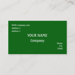 Grün Visitenkarte
