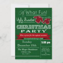 Grün Weihnachten Weihnachten Einladendes Party