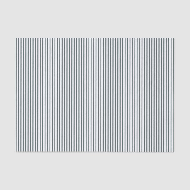 Grün/Weiß gestreift Elegant Seidenpapier (Vorderseite)