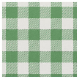Grün-weiß kariert Gingham Stoff