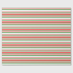 Grün, Weiß, Rot Weihnachtsgeschmack Geschenkpapier