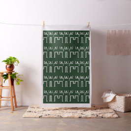 grün weiß Tribal Tanz Afrikanisches Muster Textil Stoff