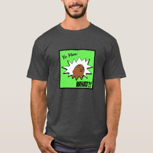 grün weiß Yo Mann Was du Will Tasse Comicen schieß T-Shirt