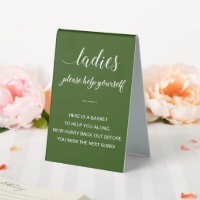 Grün weiße Damen - Hochzeit der Frauenbadewanne